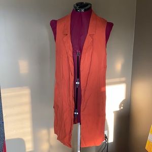 ASTR The Label Sleeveless Duster Vest  (Size XS)